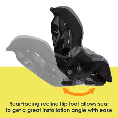 Baby Trend Trooper™ Slim 3-in-1 Convertible Car Seat, Dash Black – Slim Fit, 3-in-1 Growth Modes, Lightweight Design, Adjustable Comfort Padding