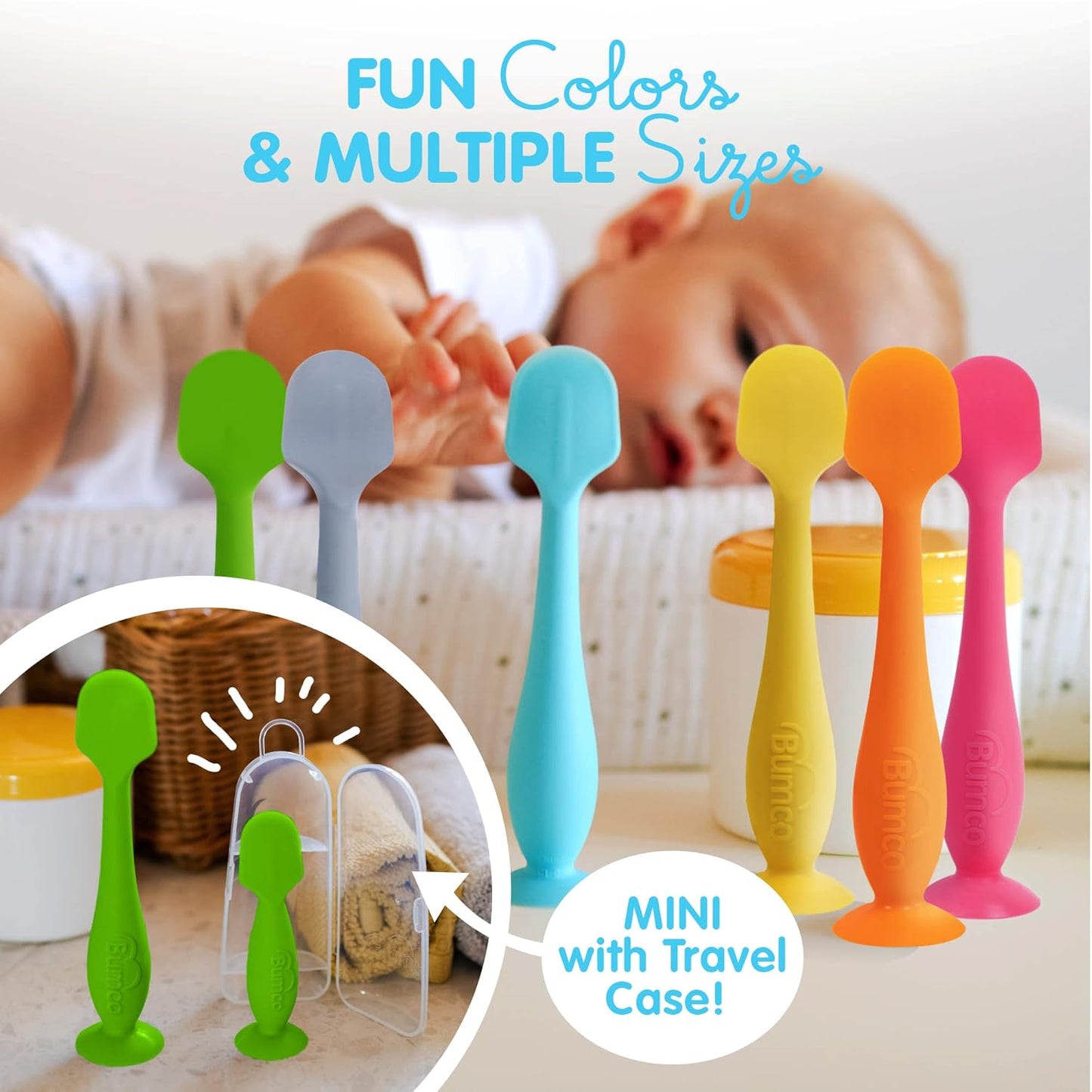Bumco Diaper Cream Spatula - BPA-Free Diaper Bag Essentials, Soft Butt Spatula Baby, Mom-Invented Butt Paste Spatula, Bumco Diaper Cream Spatula, Flexible Diaper Cream Applicator, Baby Bum Brush