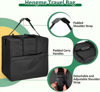 Baby Travel Stroller Bag - Compact & Airplane-Friendly Bags for MAMAZING 11.6 Lbs Lightweight Baby Strollers, Waterproof Carry Case for Car and Airplane Traveling, Black