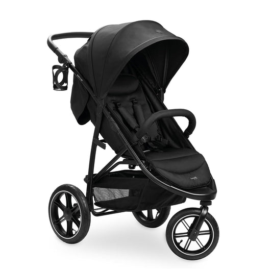 hauck Stroller Rapid 3 Air, Reclining Seat up to 48.5 lbs, Stroller with Air Wheels and Rear Suspension, Compact & Easy Fold, Sun Protection UPF 50+, Large Basket