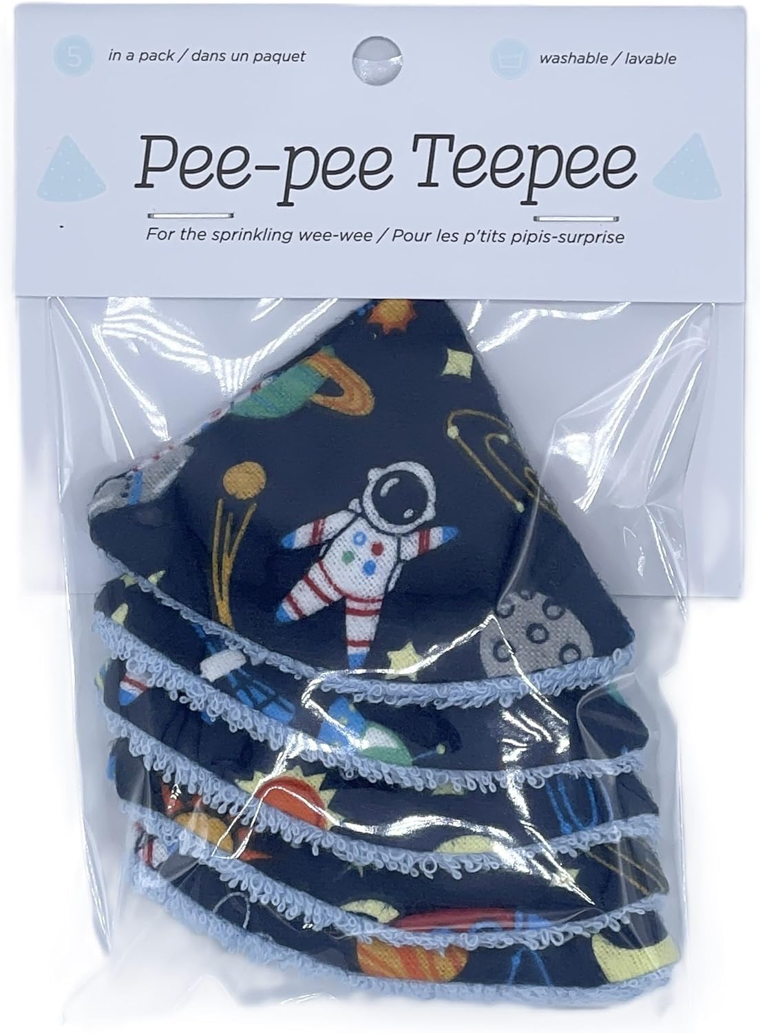 Washable Cotton Pee-Pee Teepees That Shield Baby Boys Pee During Diaper Changes. Makes a Great add-on Gift for a Baby Shower Thanks to its Fun, Gift-Ready Store Packaging. 5 Pack. Western
