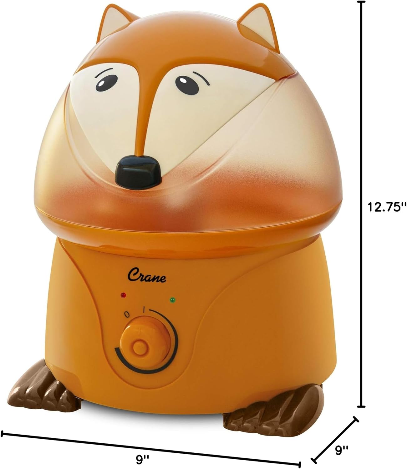 Crane Cute Animal Humidifier for Kids Bedroom and Nursery, Ultrasonic Cool Mist, 1 Gallon, Auto Shut Off, Cool Mist Humidifier