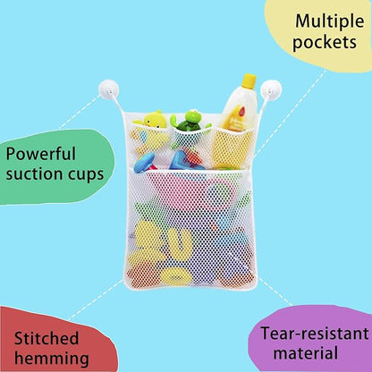 Bath Toy Storage,Bath Toy Holder Organizer,Bathtub Toy Storage Organizer