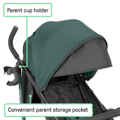 Ingenuity 3Dlite Convenience Stroller, Gray – Lightweight Stroller with Aluminum Frame, Large Seat Area, 4 Position Recline, Extra Large Storage Basket – Infant Stroller for Travel and More