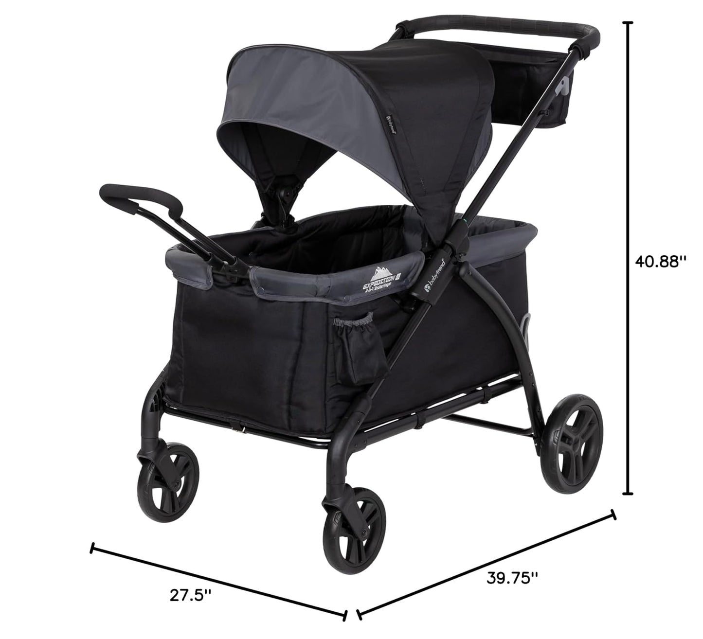 Baby Trend Expedition Stroller Wagon, Liberty Midnight