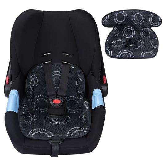 Piddle Pad Car Seat Liner, Waterproof Soft Car Seat Protector for Potty Training, Travel-Friendly Baby Toddler Carseat Cover, Machine Washable Liner for Spills, Potty Accidents (Blue, 2PC)