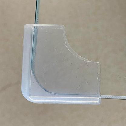 Food-Graded Silicone Clear Corner Protectors, Baby Proofing Table Edge Guards, Pre-Tapep Adhesive Soft for Kids Child Safety Proof, Cabinets Counter Furniture Bumpers (4, 1/5x4/5 in (Width))