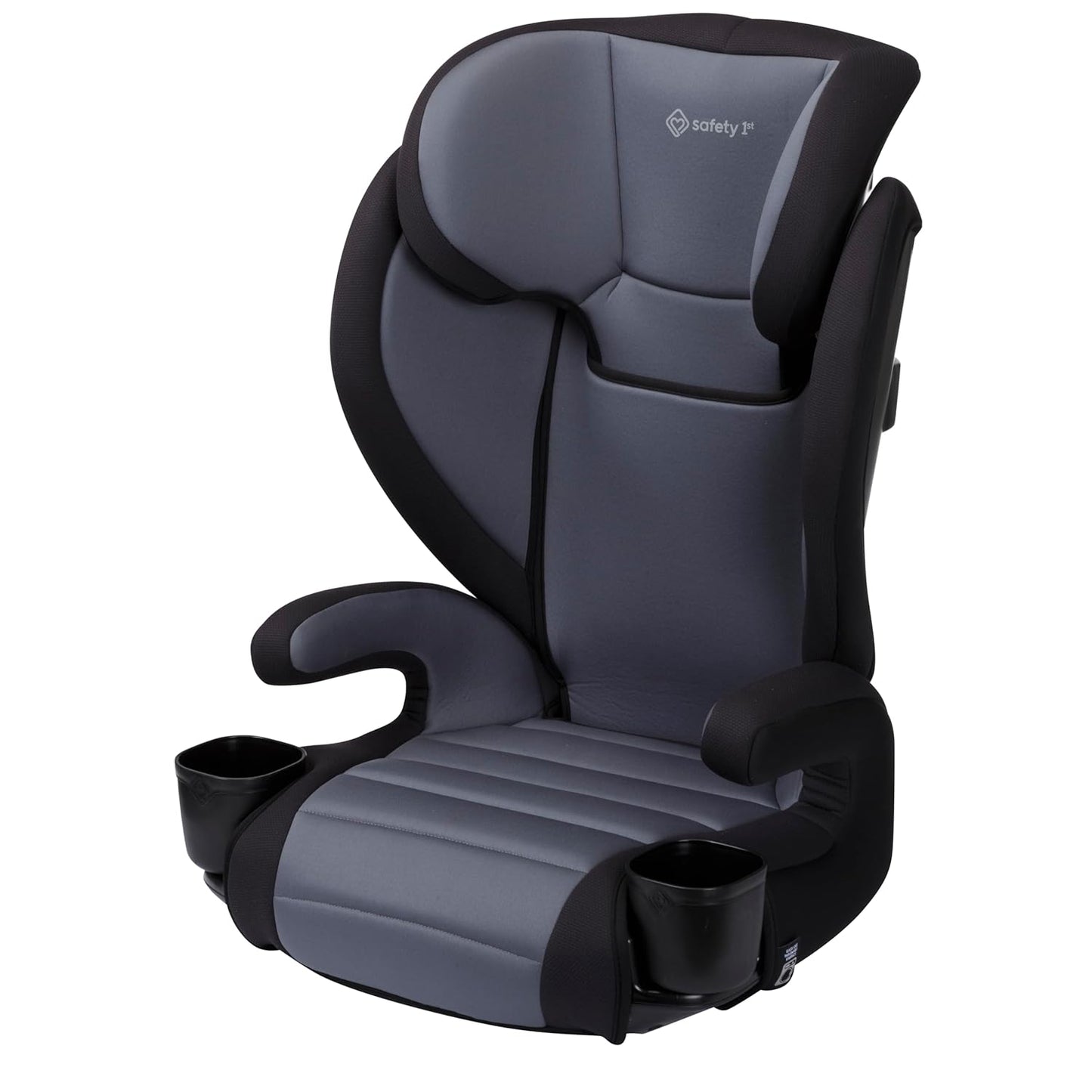 Safety 1st Grow and Go 2-in-1 Booster Car Seat with ComfortWings, Converts High-Back to Backless, 19" Wide, Fits 3 Across, Lightweight, Foldable, Easy-Clean, Cup Holders, 40-100 lbs, Beach Wave