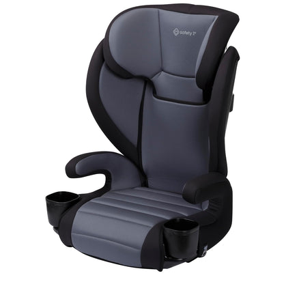 Safety 1st Grow and Go 2-in-1 Booster Car Seat with ComfortWings, Converts High-Back to Backless, 19" Wide, Fits 3 Across, Lightweight, Foldable, Easy-Clean, Cup Holders, 40-100 lbs, Beach Wave