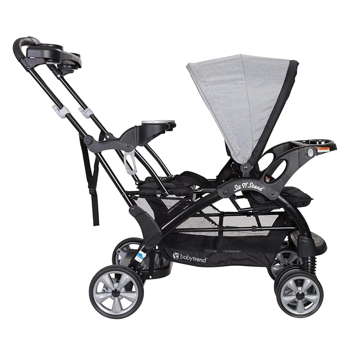 Baby Trend Sit N' Stand® Double 2.0 Stroller, Dash Black