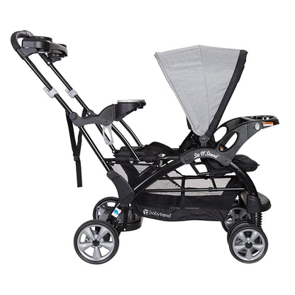Baby Trend Sit N' Stand® Double 2.0 Stroller, Dash Black