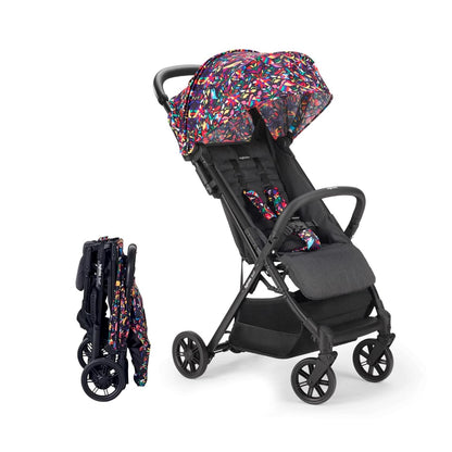 Inglesina Quid 2 Stroller - Midnight Blue - Ultra Compact Lightweight Travel Stroller, Babies and Toddlers, Airplane Overhead, Foldable, Reclining Seat, Collapsible Canopy, 3 Months - 50 lbs, BPA Free