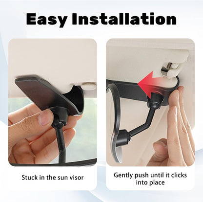 Car Mirror for Baby,360° Adjustable HD Rear View Mirrors Provides a Wide Field of Vision & Observation of the Rear Seat, Auto Convex Mirrors Baby Mirror for Car, Universal Fit (Clip)