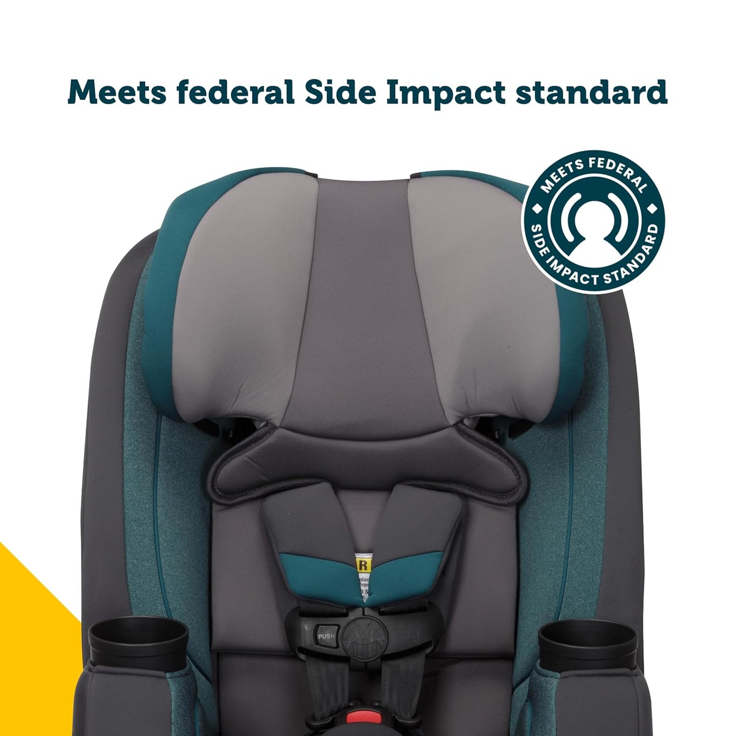 Safety 1st Convertible Car Seat, Convert from Rear to Forward Facing and Belt-Positioning Booster, High Street, From Birth to Age 10, TriMate