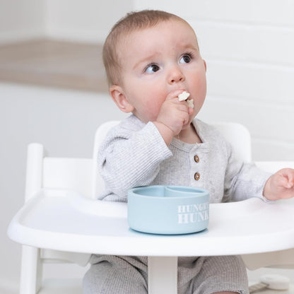 Bella Tunno Silicone Suction Bowl for Toddlers and Babies, Food Grade BPA Free Silicone, Non Slip Suction Base, Microwave & Dishwasher Safe, Ideal Baby-Led Weaning & Self Feeding Bowl, Miss Mess