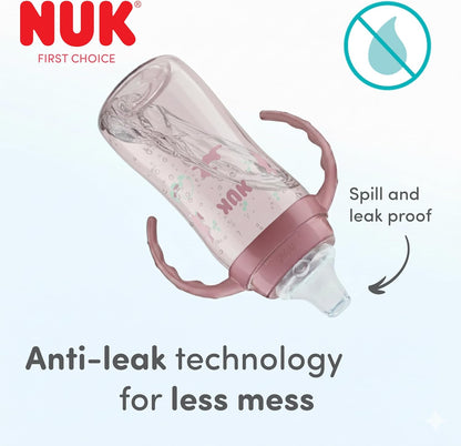 NUK Mickey Mouse Large Learner Cup 10oz 2pk – BPA Free, Spill Proof Sippy Cup