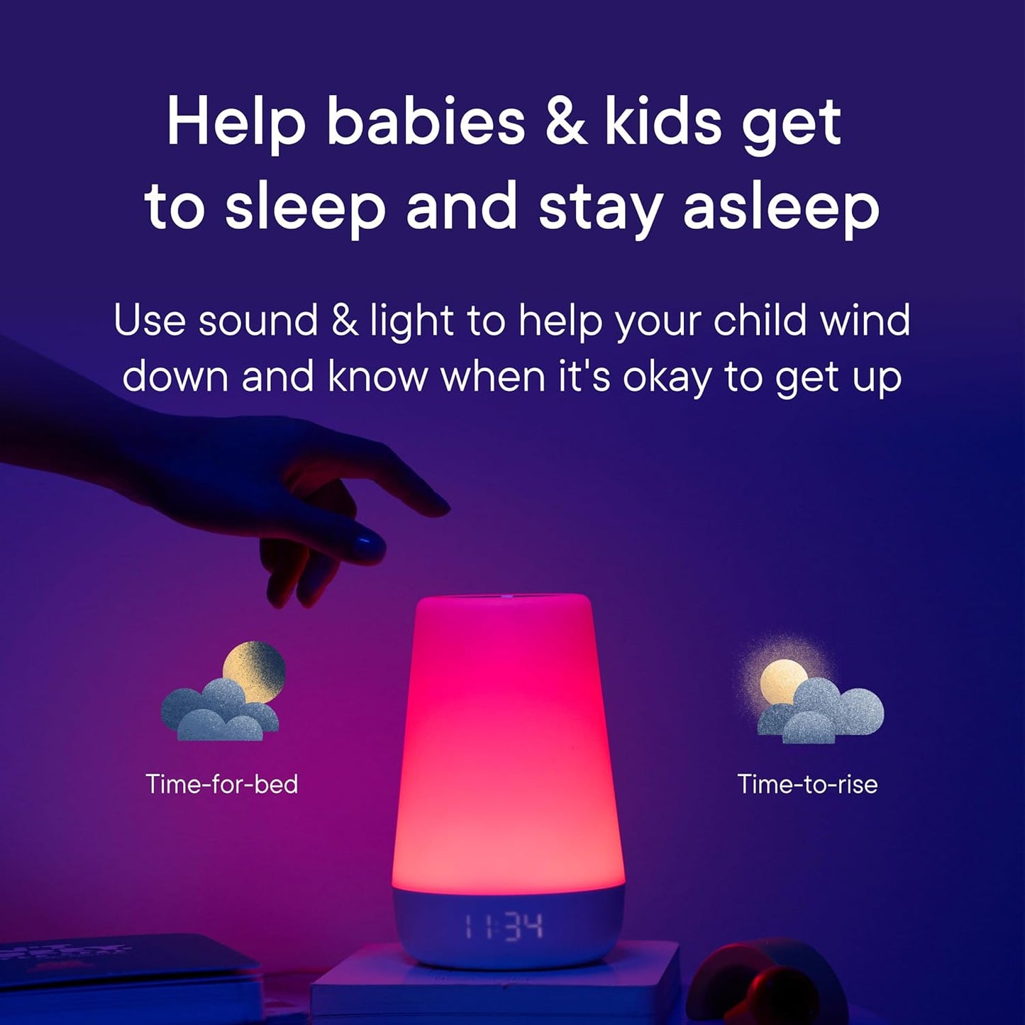 Hatch Baby Sound Machine, Night Light (Putty) | Sleep Support | Registry Essential, Routine Builder, Time-to-Rise Alarm Clock, White Noise, Nursery Stories, Toddler Kids (Wi-Fi)