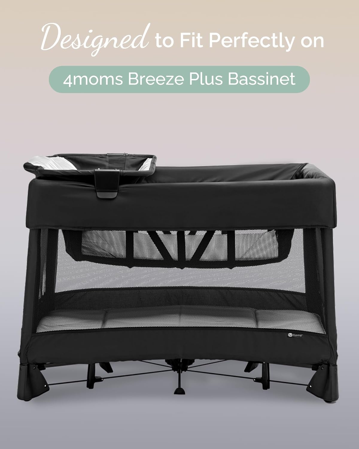 Bassinet Sheets Compatible with Baby Delight Beside Me Dreamer Bassinet, 33x20 for Baby Bedside Sleeper - Buttery Soft, Premium Stretchy Jersey Knit Sheets - Sky + Sage + Cloud, 3 Pack
