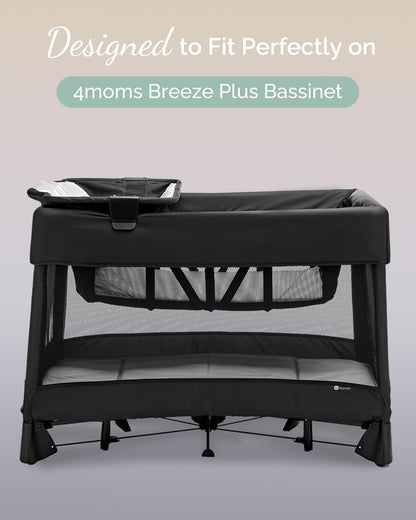 Bassinet Sheets Compatible with Baby Delight Beside Me Dreamer Bassinet, 33x20 for Baby Bedside Sleeper - Buttery Soft, Premium Stretchy Jersey Knit Sheets - Sky + Sage + Cloud, 3 Pack