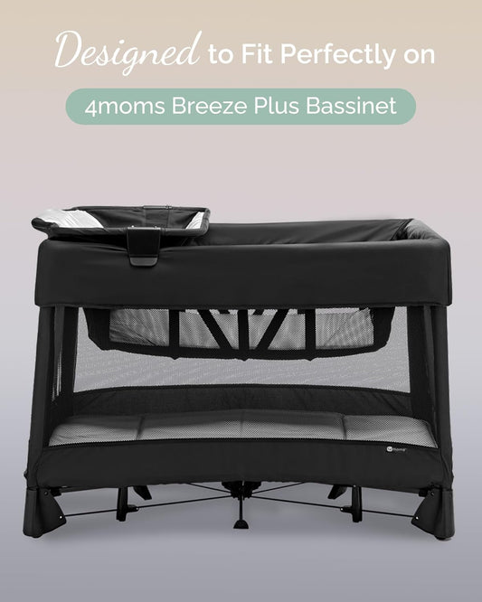 Bassinet Sheets Compatible with Baby Delight Beside Me Dreamer Bassinet, 33x20 for Baby Bedside Sleeper - Buttery Soft, Premium Stretchy Jersey Knit Sheets - Sky + Sage + Cloud, 3 Pack
