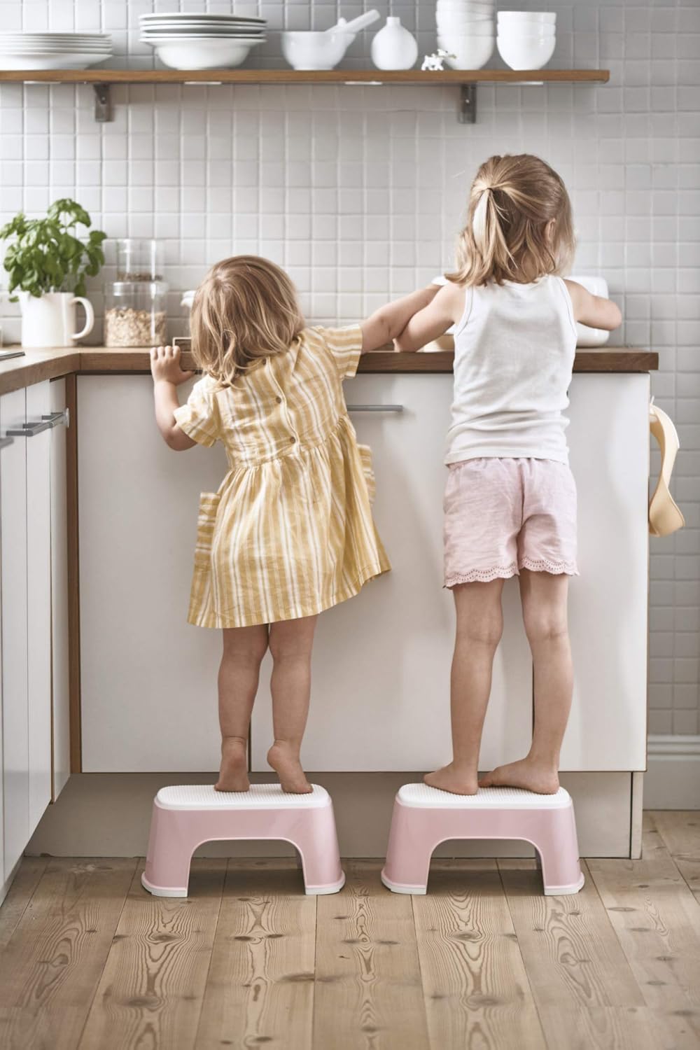 BabyBjörn Step Stool, White/Gray