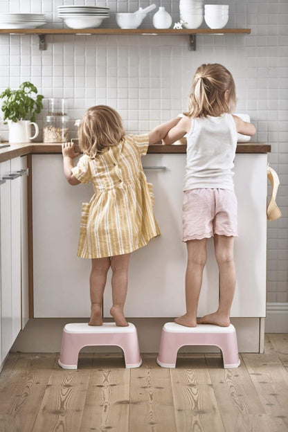 BabyBjörn Step Stool, White/Gray
