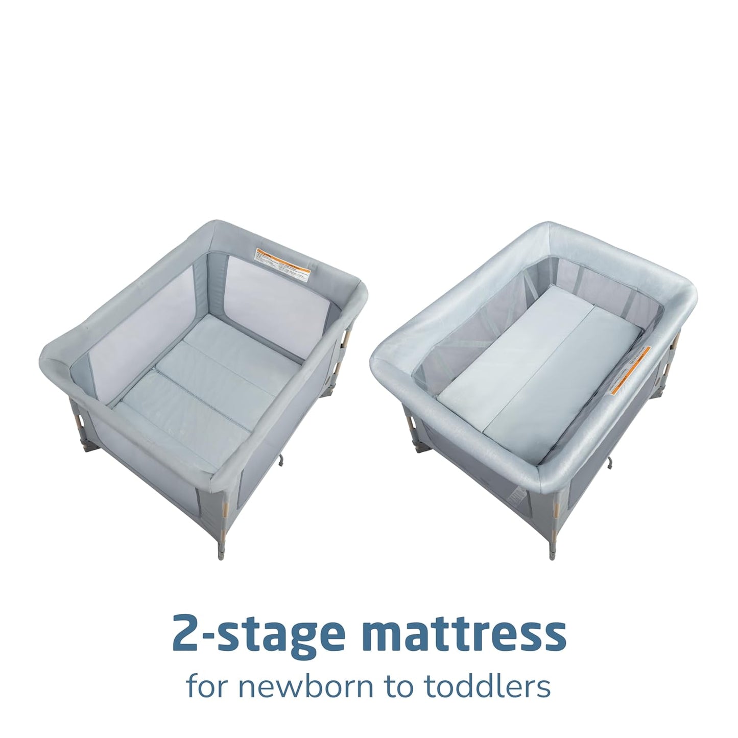 Maxi-Cosi Swift Baby Playard with Mat, Baby Playpen, Play Yard with Bassinet, Portable Playpen for Babies and Toddlers, Classic Oat