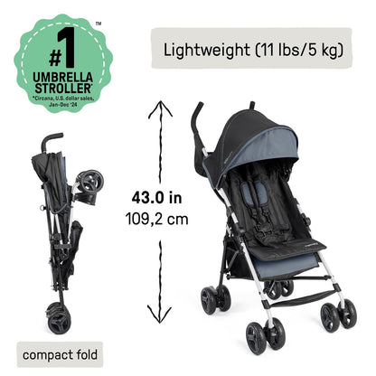 Ingenuity 3D Mini Stroller Rain Cover, Baby Weather Shield for Rain, Wind & Snow, Fits 3D Mini Strollers, Vented Airflow, Clear Visibility, Easy Install & Storage – Clear