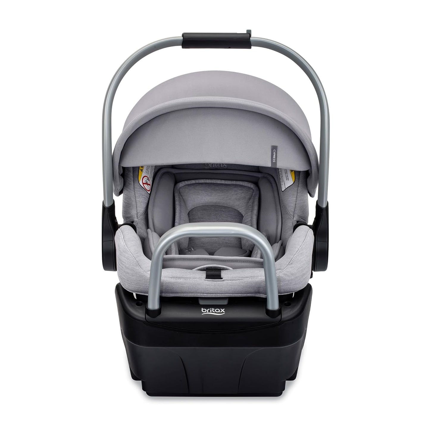 Britax Willow SC Infant Car Seat, Rear Facing Car Seat with Alpine Base, ClickTight Technology, RightSize System, Pindot Stone