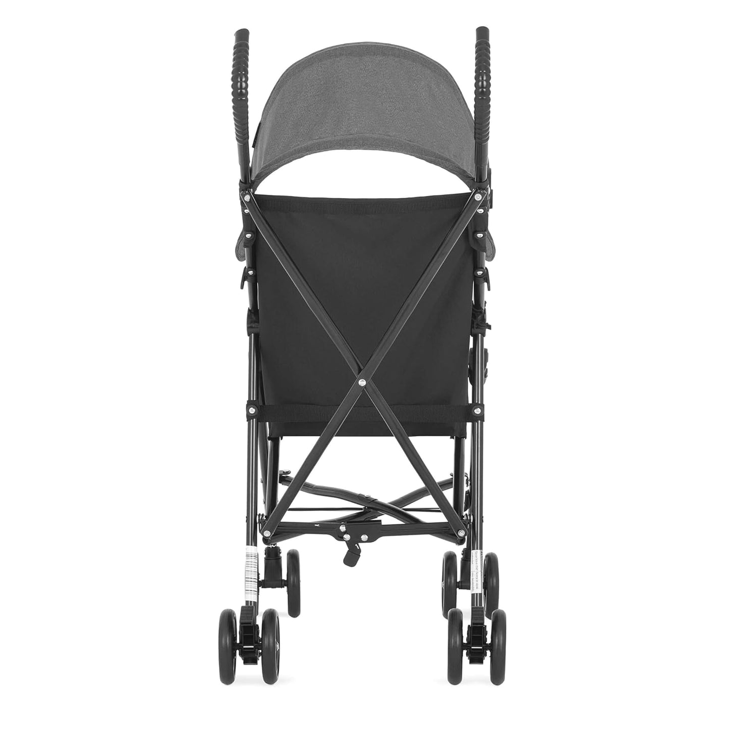 Dream On Me Aero Travel Umbrella Stroller, One-Hand Quick Fold, 3-Point Safety Harness, Dual Brakes, Adjustable Removable Canopy, Lightweight Compact & Space-Saving for Infants and Toddlers – Black