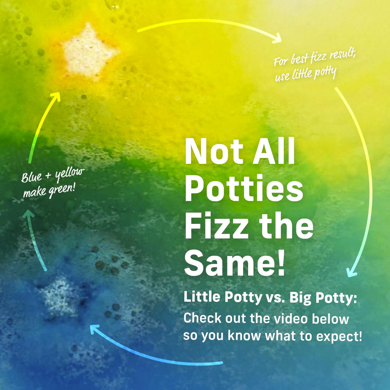 Wizzy Fizzies™ Potty Training Rewards Toilet Fizzies, Non-Food, STEM-Based Method that uses Imagination Play, 60 Colorful Stars, Non-Toxic, Girls & Boys, Fun Things for Kids & Parents