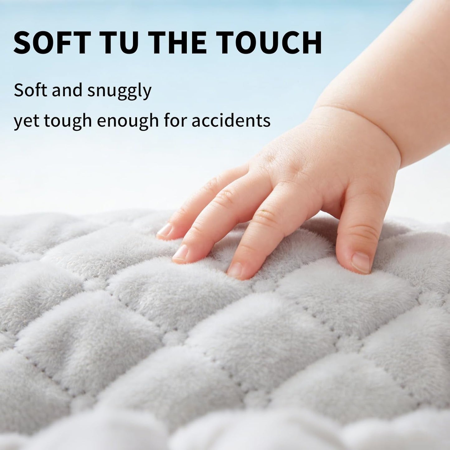 Wonderkin 2-Pack Potty Training Car Seat Protector, Waterproof Car Seat Liner, Non-Slip Leak-Proof Piddle Pads,Washable Cover Fits Car Seats Strollers Bouncers, Ages 6 Months to 4 Years (Grey + Black)