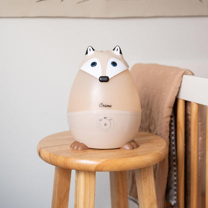 Crane Baby Mini Adorable Snow Owl Baby Humidifier, 0.5 Gal Cool Mist Humidifiers with Aroma Tray and Nightlight, Whisper Quiet Ultrasonic Humidifier for Baby and Toddler Room, Congestion Relief