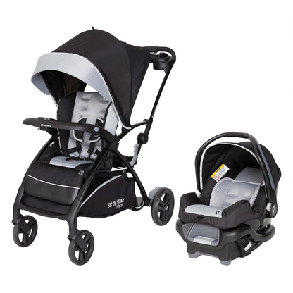 Baby Trend Sit N' Stand® Double 2.0 Stroller, Dash Black