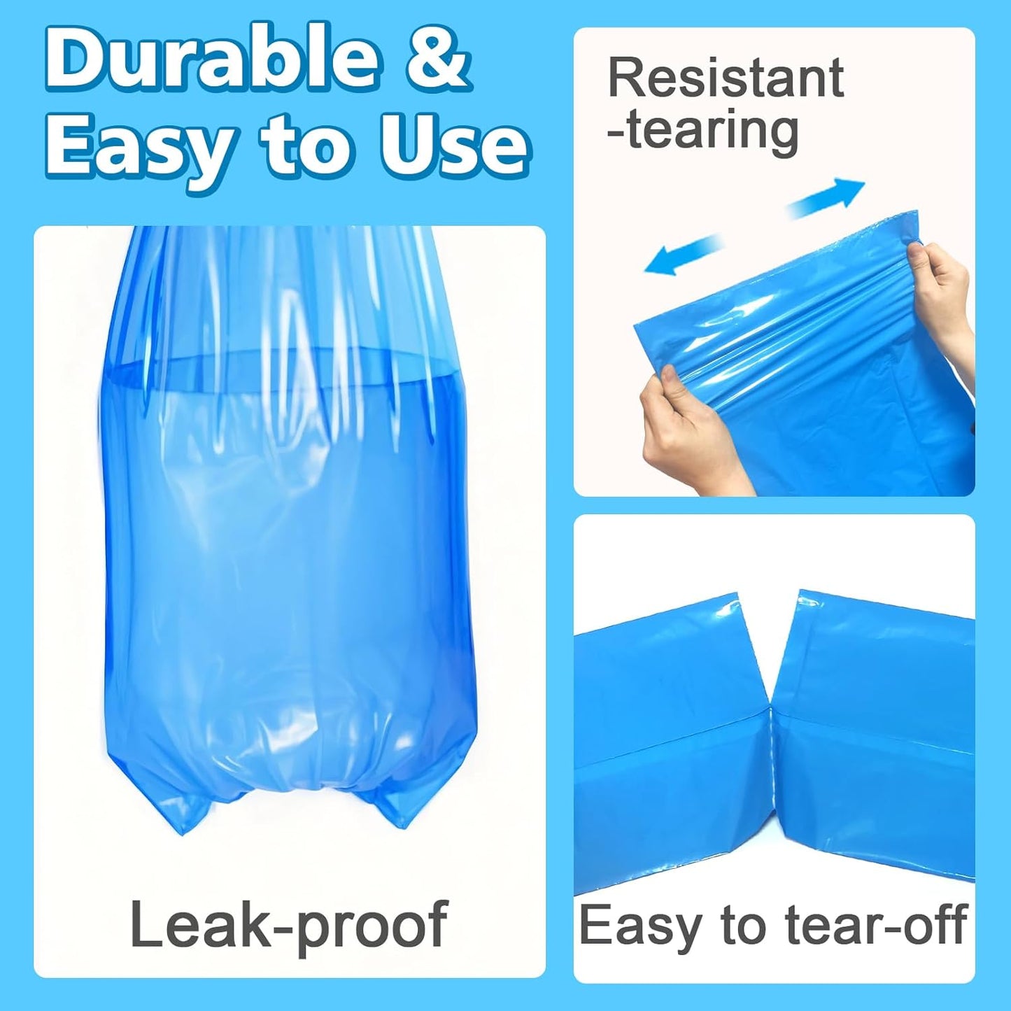 Refills Compatible with Genie Easy Roll Signature Diaper Pail and Platinum Diaper Pail, Upgraded 120 Bags Hold up to 5600 Newborn Diapers, Extra Thickness Powerful Odor Control