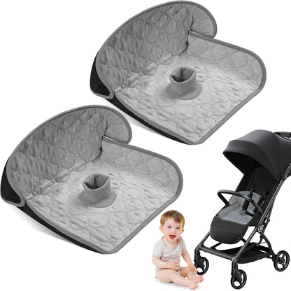 2 Pack Winter Car Seat Protector for Potty Training Piddle Pads Waterproof Carseat Protector for Baby Infant Toddler Machine Washable Liner for Child Safety Car Seat Stroller Dinner Chair (Black)