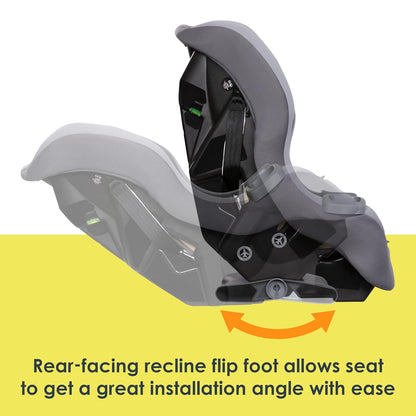 Baby Trend Trooper™ Slim 3-in-1 Convertible Car Seat, Dash Black – Slim Fit, 3-in-1 Growth Modes, Lightweight Design, Adjustable Comfort Padding