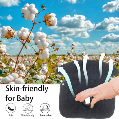 2 Pack Potty Training Car Seat Protector & Bag, Waterproof Piddle Pads for Carseat, High Chair & Stroller, Soft Anti-Slip Liner, Fast Water Absorption Pee Protector for Toddlers, Machine Washable