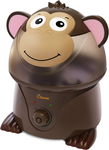 Crane Cute Animal Humidifier for Kids Bedroom and Nursery, Ultrasonic Cool Mist, 1 Gallon, Auto Shut Off, Cool Mist Humidifier