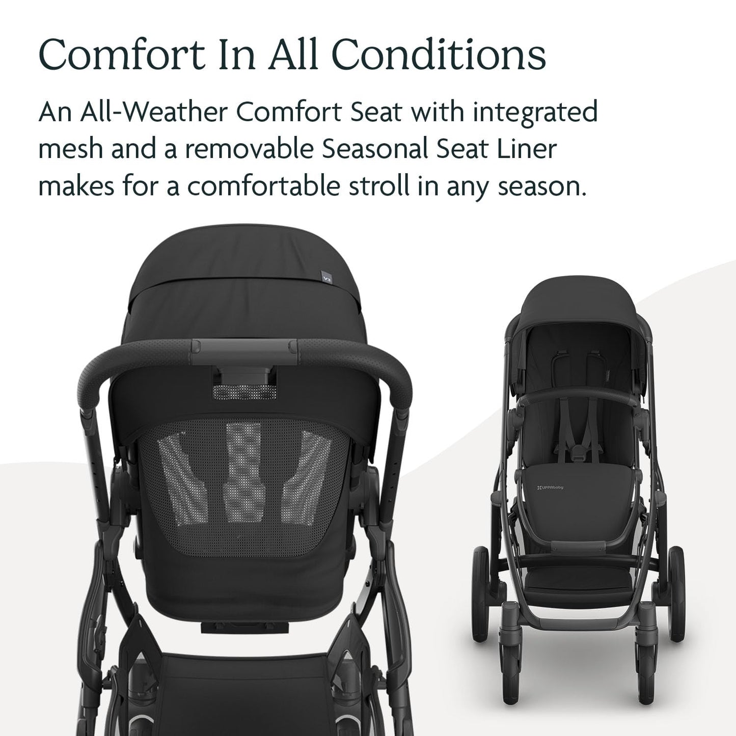 UPPAbaby Vista V3 Convertible Single-to-Double Stroller for Baby & Toddler, 30+ Configurations, Car Seat Compatible, All-Wheel Suspension, XL Basket – Owen (Mocha Mélange/Carbon Frame)