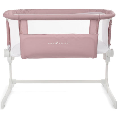 Baby Delight Beside Me Dreamer Bassinet | Bedside Sleeper | 6-Position Height Adjustment | Charcoal Tweed
