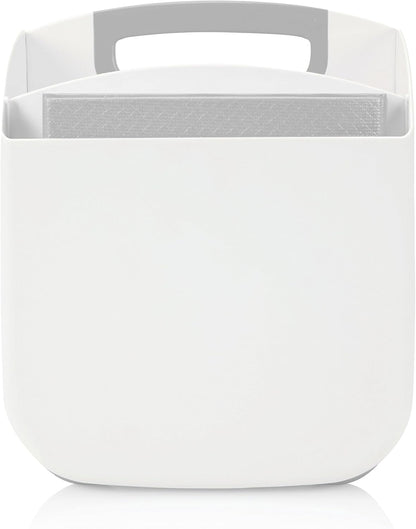 Ubbi Tabletop Diaper Caddy, Diaper Storage, Caddy Organizer, Stores Baby Diapers, Wipes & Baby Accessories, White