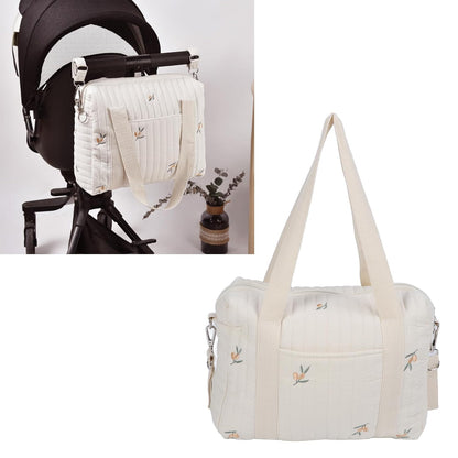 Fafeicy Universal Stroller Organizer, Multifunctional Baby Stroller Storage Bag Baby Stroller Bag Reusable Handbag Nappy Bag (Rabbit Bag)