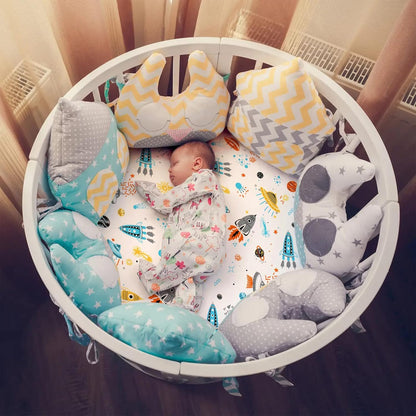 Cloele Square Playard Fitted Sheet 36x36, Ultra Soft Polyester Playpen Sheet for Baby & Pet, Dogs Pattern Pack and Play Crib Sheets, Portable Playard Mattress Cover