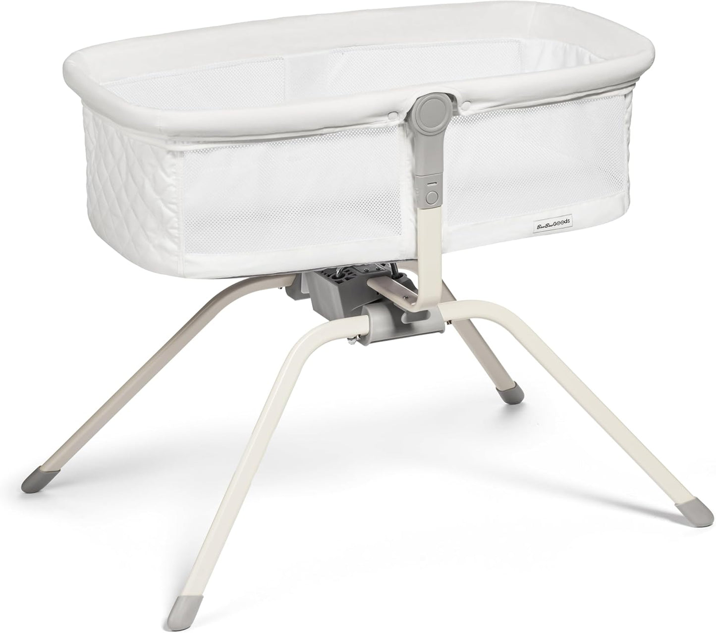 Baby Bassinet with Rocking/Gliding, Portable Bedside Sleeper for Baby with Foam Mattress, Baby Bedside Crib for Newborns and Infants with Carrybag