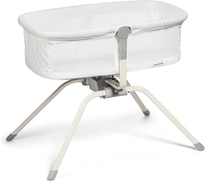 Baby Bassinet with Rocking/Gliding, Portable Bedside Sleeper for Baby with Foam Mattress, Baby Bedside Crib for Newborns and Infants with Carrybag