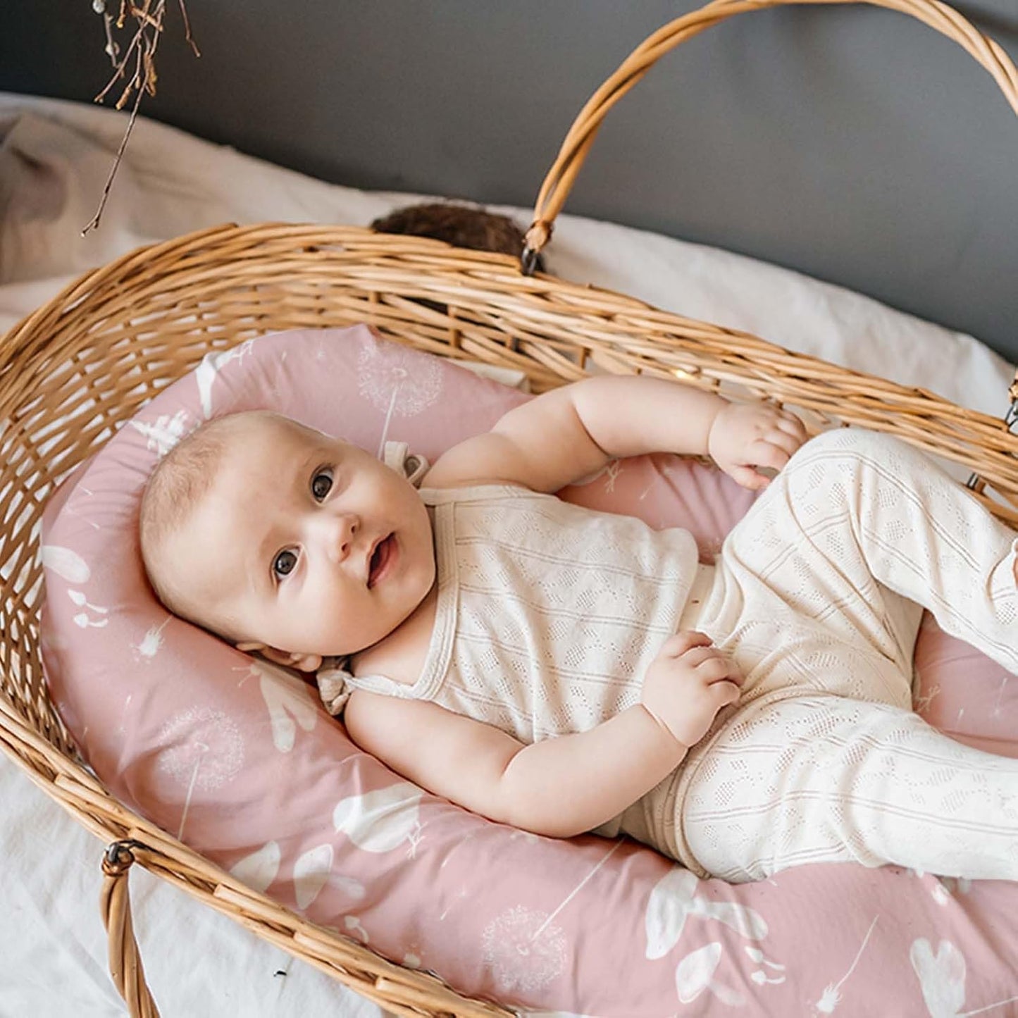 Bedside Sleeper Bassinet Fitted Sheets 20 x 33, 3 Pack Baby Delight Beside Me Dreamer,Babybond,Jimglo,koola,cowiewie,fodoss, Dream On Me Baby Square Bassinet, Pink Animal
