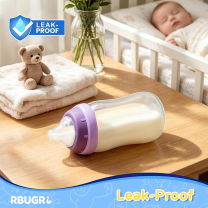 RBUGR 6 Pack Replacement Silicone Spout Compatible with NUK Active and Learner Cups, Sippy Cup Nipple for NUK Sippy Cup & Learner Cup, 100% Silicone Sippy Nipples for 6m+