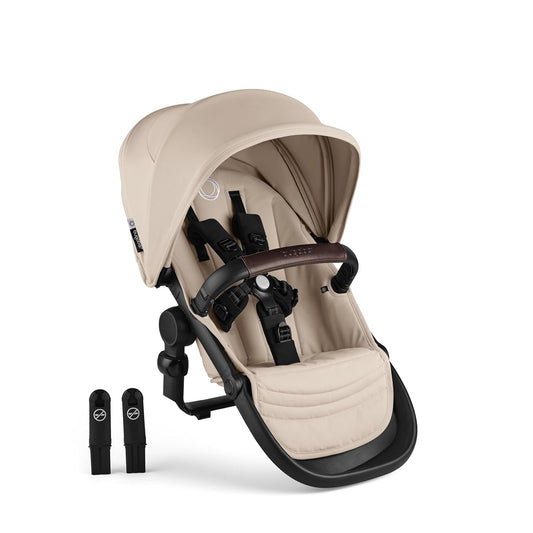 Bugaboo Kangaroo Sibling/Second Seat – Forest Green | Converts Kangaroo Stroller to Double | UPF 50+ Canopy, Adjustable Footrest, Reversible Toddler Seat