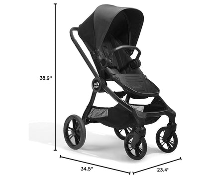 Baby Jogger City Sights Stroller - Convertible Stroller with Compact Fold Dark Slate